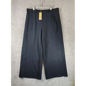 OGL Move Pull-On Wide Leg Trousers Womens 2XL Black Pants Elastic Waist EUC